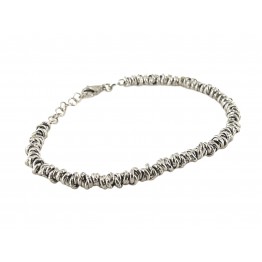 Intertwined Rings Bracelet 925% Silver