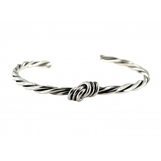 KNOT RIGID BRACELET 925% Silver