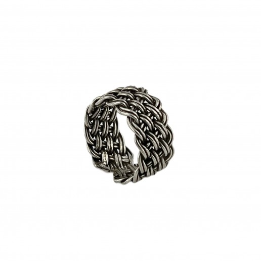 Braided Ring 925% Silver