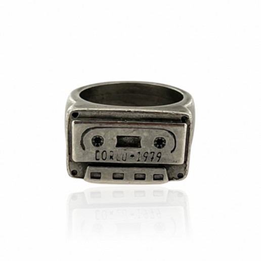 Cassette Ring, Bathed in 925% silver