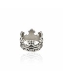 Silver Crown Ring, Dipped in 925% Silver