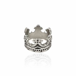 Silver Crown Ring , Dipped in 925% silver
