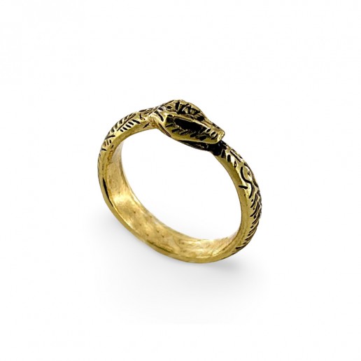 Gold Viper Ring