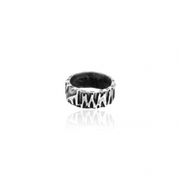 Striped band Ring