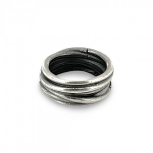 Wire ring , Dipped in 925% silver