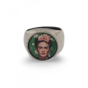 Frida Khalo Green Ring