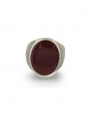Bordeaux oval ring