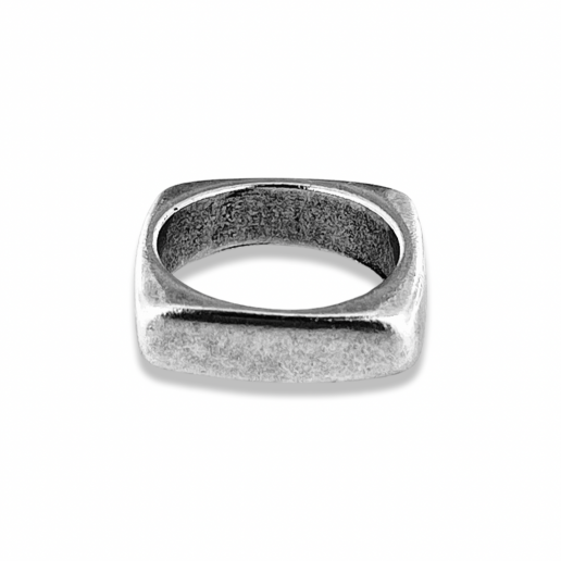 silver Square Ring , Dipped in 925% silver