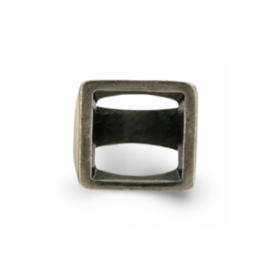 Square ring , Dipped in 925% silver