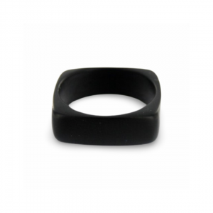 Square Black Ring