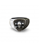 Rock'n'roll Ring, Dipped in 925% Silver