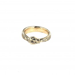 Gold Viper Ring