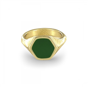 Green Hexagonal Ring