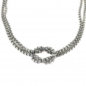 Flat Knot Necklace