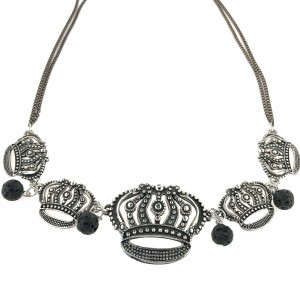 Queen 5 Crowns necklace