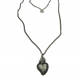 Sacred heart necklace new