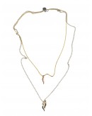 Tris Cornetti necklace