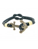 Bracelets with studded anchor