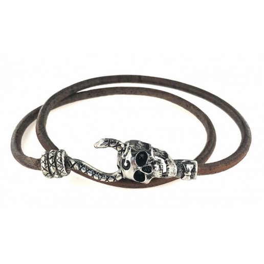 BRACCIALE SKULL PAPILLON Vintage