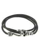 Bracciale skull papillon vintage