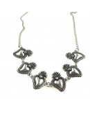 Necklace with 6 Sacred Hearts