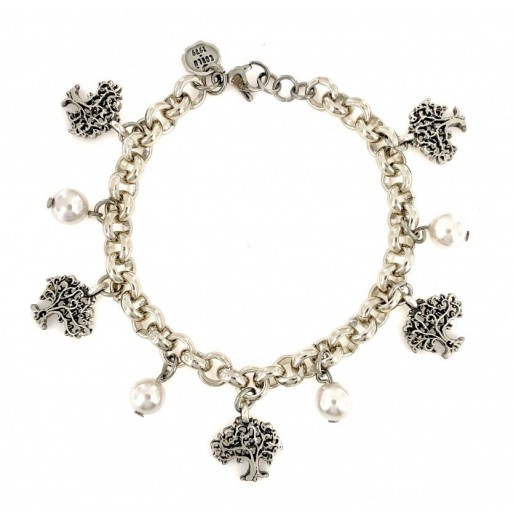 Tree of life pearl bracelet