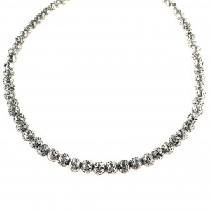 Collana Pietra Lavica Argento e Cornetto