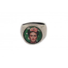 Frida Khalo Green Ring