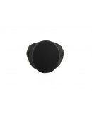 Oval Black Ring