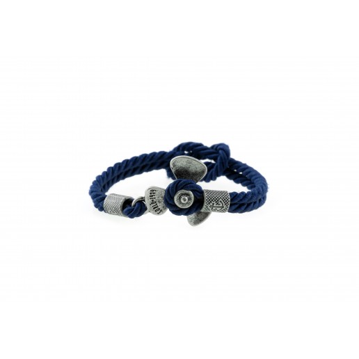 Propeller bracelet Silver Blue