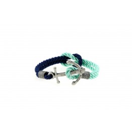 Anchor bracelet Silver Blue-Tiffany