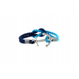 Anchor bracelet Silver Blue-Turquoise