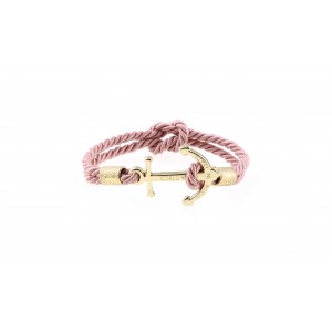 Anchor bracelet Gold Pink