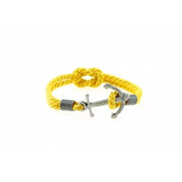 Anchor bracelet Silver Yellow