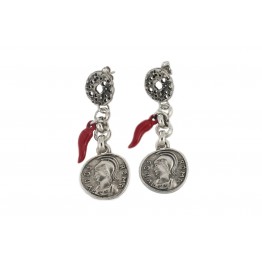 Roman Coins Earrings