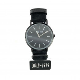 Black elastic watch
