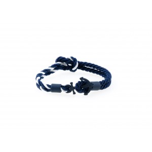 Anchor slim bracelet Blue White Blue-Blue