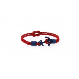 Anchor slim bracelet Blue Red