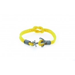 Anchor slim bracelet Silver Yellow