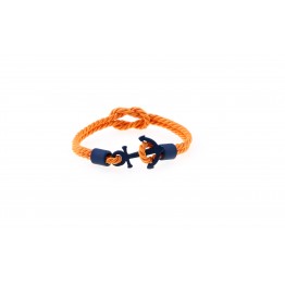Anchor slim bracelet Blue Orange