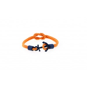 Anchor slim bracelet Blue Orange