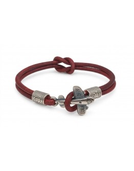 BRACCIALE CUOIO MARRONE - Aereo 