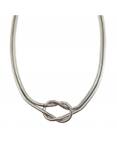 Collana Nodo Piano Catena Tubolare Collana Nodo Piano Catena Tubolare