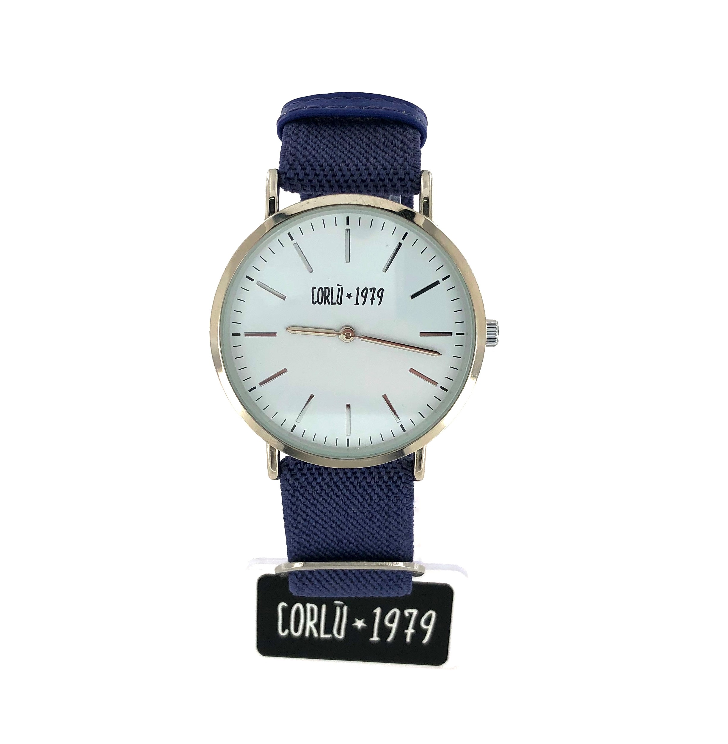 Orologio elastico blu